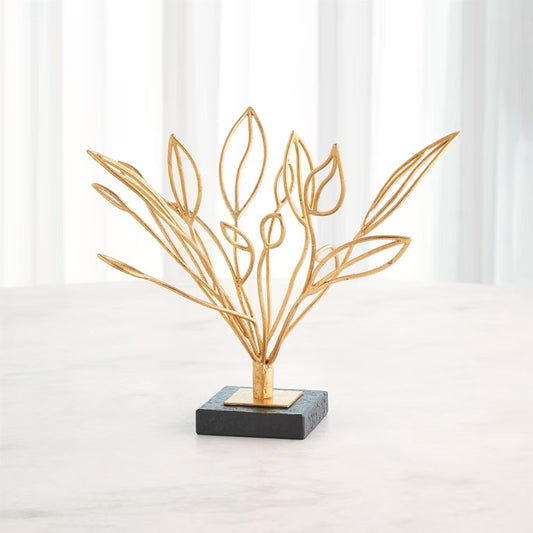 Windswept Sculpture - Gold Leaf