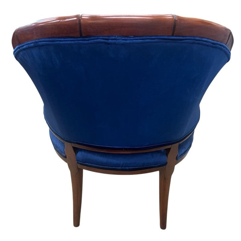 Two Armchairs - Rich Blue Velvet
