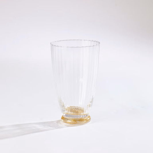 Gold Footed Water Glass