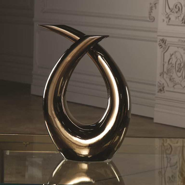 Bronze Loop Sculpture