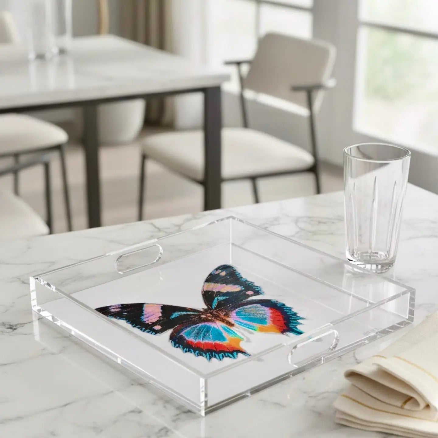 White - Monarch Acrylic Tray