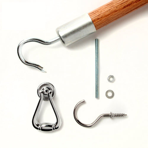Attic Ease Ladder Pull System Kit - Pewter Finish