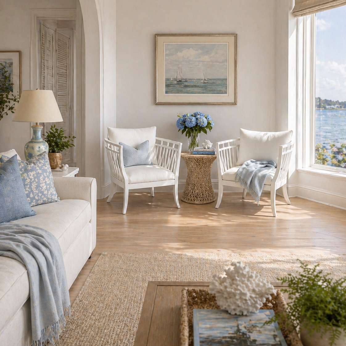 Hyannis Port Occasional Chair - Whitewash