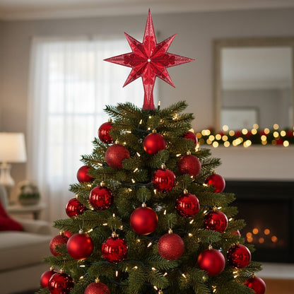 Ruby Stellar Tree Topper