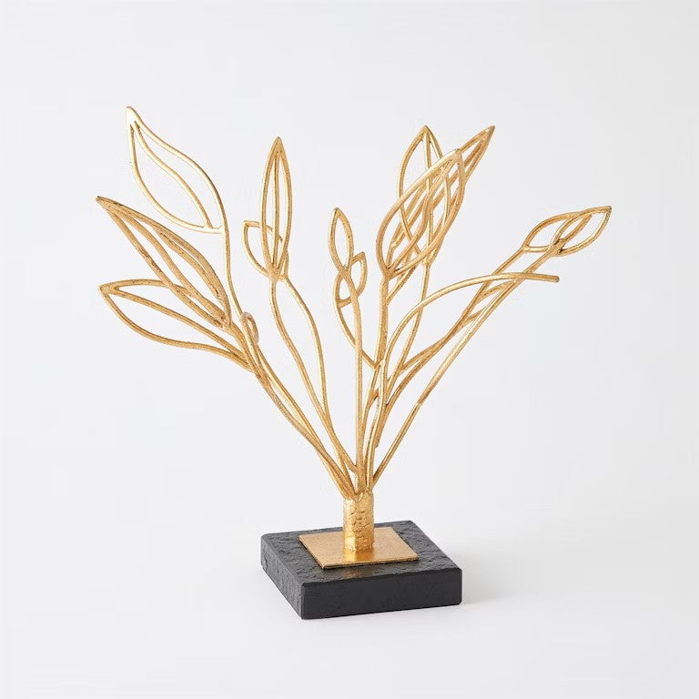Windswept Sculpture - Gold Leaf