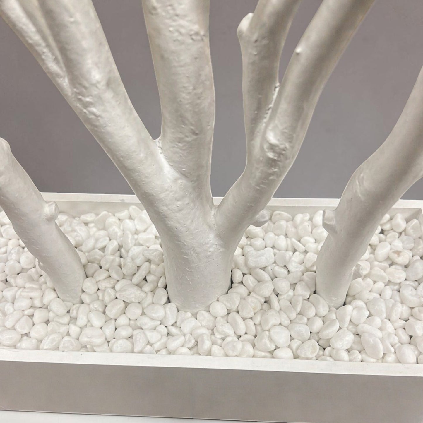White Dormant Tree w/ Pot