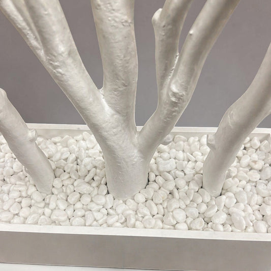 White Dormant Tree w/ Pot