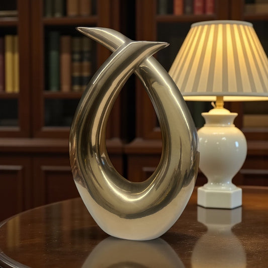 Bronze Loop Sculpture