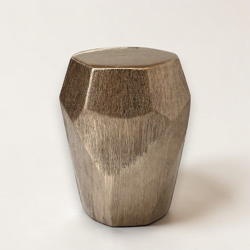 Origami Garden Stool - Bronze