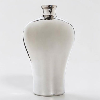 Silver Shine Prunus Vase