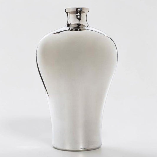 Silver Shine Prunus Vase