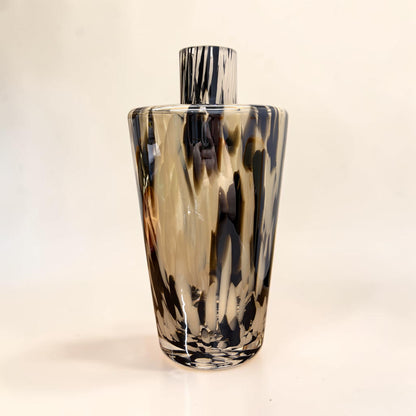 Confetti Shoulder Vase - Black/Beige - Sm