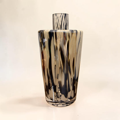 Confetti Shoulder Vase - Black/Beige - Sm
