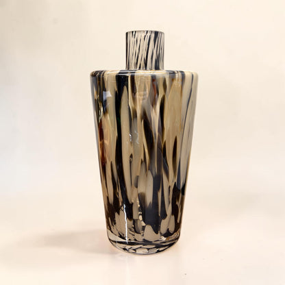 Confetti Shoulder Vase - Black/Beige - Sm