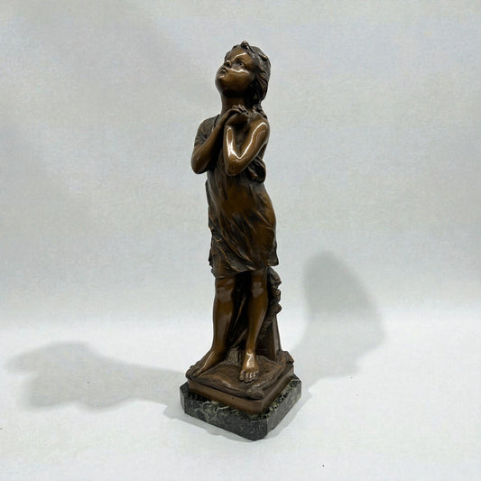 "Fillette" Bronze Sculpture