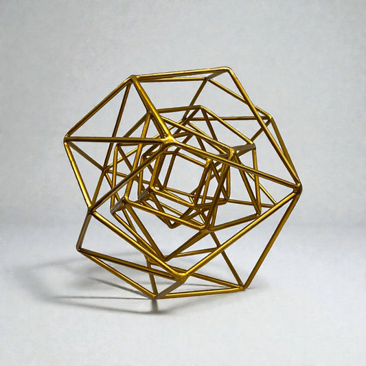Geo Sculpture - Gold